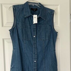 Banana Republic Blue Denim Mini Dress